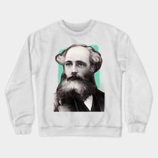 Scottish Mathematician James Clerk Maxwell illustration Crewneck Sweatshirt